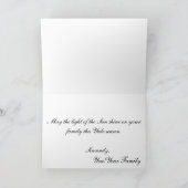 Cartes Pour Fêtes Annuelles Noël heureux ! (Intérieur)