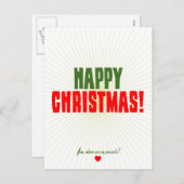 Cartes Pour Fêtes Annuelles Noël heureux - maintenant où sont mes présents (Devant / Derrière)