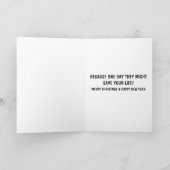 Cartes Pour Fêtes Annuelles Noël hilarant (Intérieur)