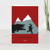 Cartes Pour Fêtes Annuelles Noël hilarant (Dos)