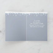 Cartes Pour Fêtes Annuelles Noël hiver Snowy Trees Cardinal Grandaughter (Intérieur)