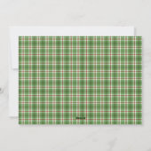 Cartes Pour Fêtes Annuelles Noël Holiday Multi 6 Photo Russe Vert Plaid (Dos)