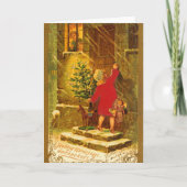 Cartes Pour Fêtes Annuelles Noël hongrois de 1896 (Devant)