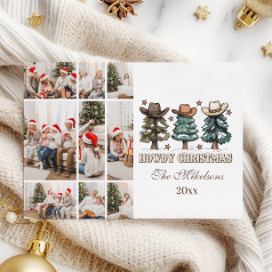 Cartes Pour Fêtes Annuelles  Noël Howdy Western 9 photo