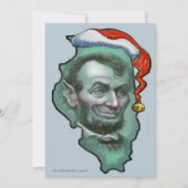 Cartes Pour Fêtes Annuelles Noël Illinois (Devant)