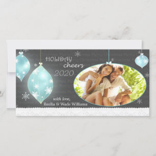 Cartes Pour Fêtes Annuelles Noël impertinent ornemente la nouvelle photo de