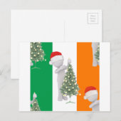 Cartes Pour Fêtes Annuelles noël irlandais (Devant / Derrière)