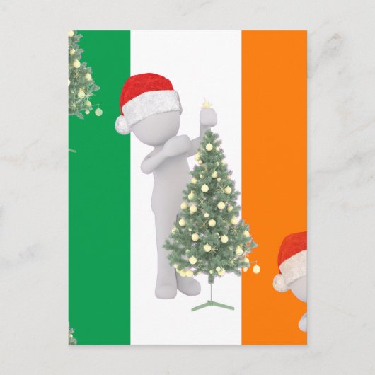 Cartes Pour Fêtes Annuelles noël irlandais (Devant)