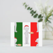 Cartes Pour Fêtes Annuelles noël italien (Debout devant)