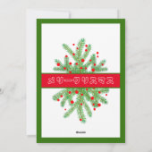 Cartes Pour Fêtes Annuelles Noël japonais (Dos)