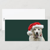 Cartes Pour Fêtes Annuelles Noël jaune de laboratoire (Devant / Derrière)