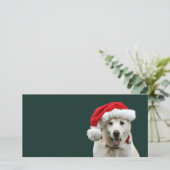 Cartes Pour Fêtes Annuelles Noël jaune de laboratoire (Debout devant)