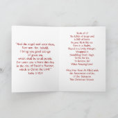 Cartes Pour Fêtes Annuelles Noël Jésus Raison de la saison (Intérieur)