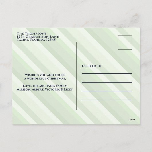 Cartes Pour Fêtes Annuelles Noël Joy Typografy Simple Whimsical (Dos)