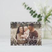 Cartes Pour Fêtes Annuelles Noël Joyeuses Fêtes (Debout devant)