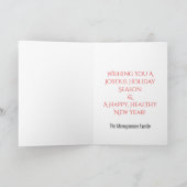 Cartes Pour Fêtes Annuelles Noël Joyeuses vacances Décorations Portes rouges (Intérieur)