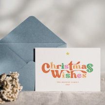 Noël Joyeux Coloré Charme Rétro