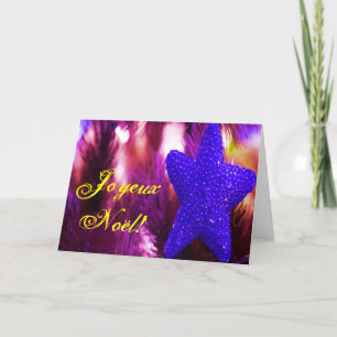 Cartes Pour Fêtes Annuelles Noël Joyeux Noel Purple Noël Star II
