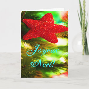 Cartes Pour Fêtes Annuelles Noël Joyeux Noel Red Christmas Star