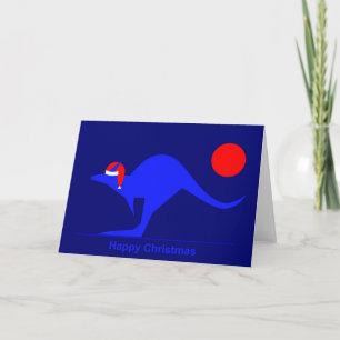 Cartes Pour Fêtes Annuelles Noël Kangaroo - Joyeux Noël
