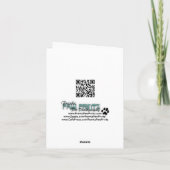 Cartes Pour Fêtes Annuelles Noël - LabraDoodle - Harley (Dos)