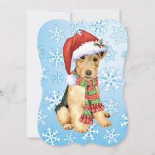 Cartes Pour Fêtes Annuelles Noël Lakeland Terrier
