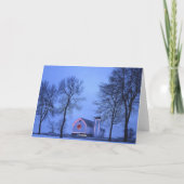 Cartes Pour Fêtes Annuelles Noël le Wisconsin de pays (Dos)