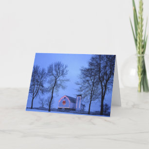 Cartes Pour Fêtes Annuelles Noël le Wisconsin de pays