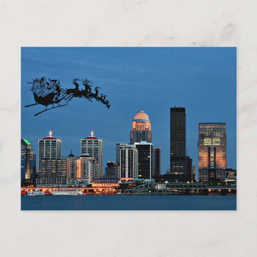 Cartes Pour Fêtes Annuelles Noël Louisville (Devant)