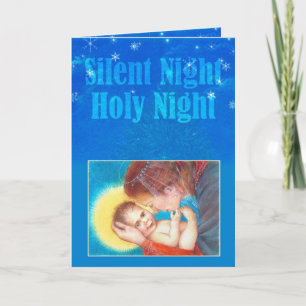 Cartes Pour Fêtes Annuelles Noël magique de Madonna & Child