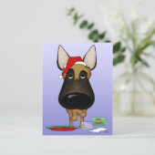 Cartes Pour Fêtes Annuelles Noël Malinois Belge - Ho Ho Ho ? ? ? (Debout devant)