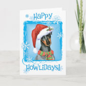 Cartes Pour Fêtes Annuelles Noël Manchester Terrier (Devant)