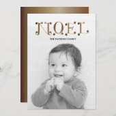 Cartes Pour Fêtes Annuelles NOEL manuscrit (Devant / Derrière)