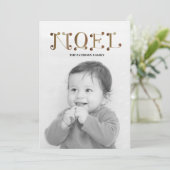 Cartes Pour Fêtes Annuelles NOEL manuscrit (Debout devant)