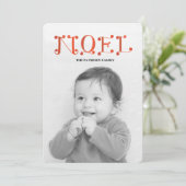 Cartes Pour Fêtes Annuelles NOEL manuscrit (Debout devant)