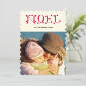 Cartes Pour Fêtes Annuelles NOEL manuscrit (Debout devant)