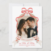 Cartes Pour Fêtes Annuelles Noël marié (Devant)