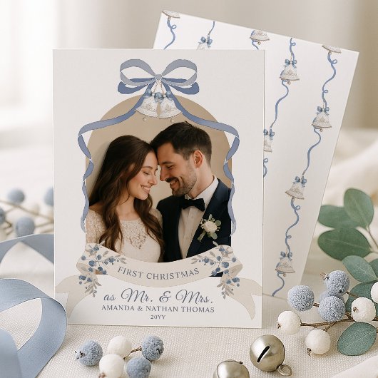 Cartes Pour Fêtes Annuelles Noël marié