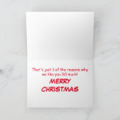 Cartes Pour Fêtes Annuelles Noël méchant (Intérieur)