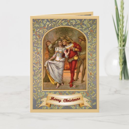 Cartes Pour Fêtes Annuelles Noël médiéval (Devant)