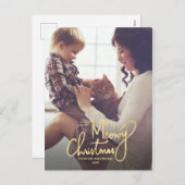 Cartes Pour Fêtes Annuelles Noël Meowy | Funny Chat Photo de Noël (Devant / Derrière)