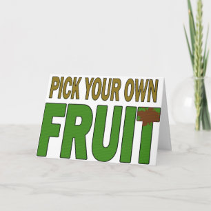 Cartes Pour Fêtes Annuelles Noël mexicain Card_Pick votre propre fruit
