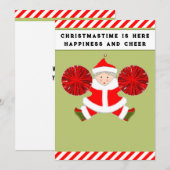 Cartes Pour Fêtes Annuelles Noël mignon (Devant / Derrière)