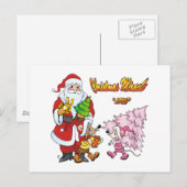 Cartes Pour Fêtes Annuelles Noël Miracle Love (Devant / Derrière)