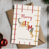 Cartes Pour Fêtes Annuelles Noël moderne