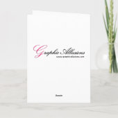 Cartes Pour Fêtes Annuelles Noël moderne (Dos)