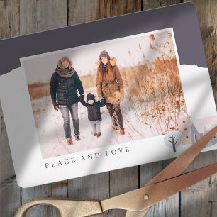 Cartes Pour Fêtes Annuelles Noël moderne des Cabines de montagne nordique