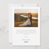 Cartes Pour Fêtes Annuelles Noël moderne | Elegant Boho simple photo (Dos)