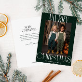 Cartes Pour Fêtes Annuelles noël moderne et audacieux