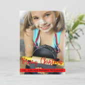 Cartes Pour Fêtes Annuelles Noël moderne intemporel (Debout devant)